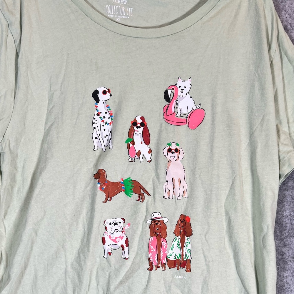 J Crew Dog Tshirt